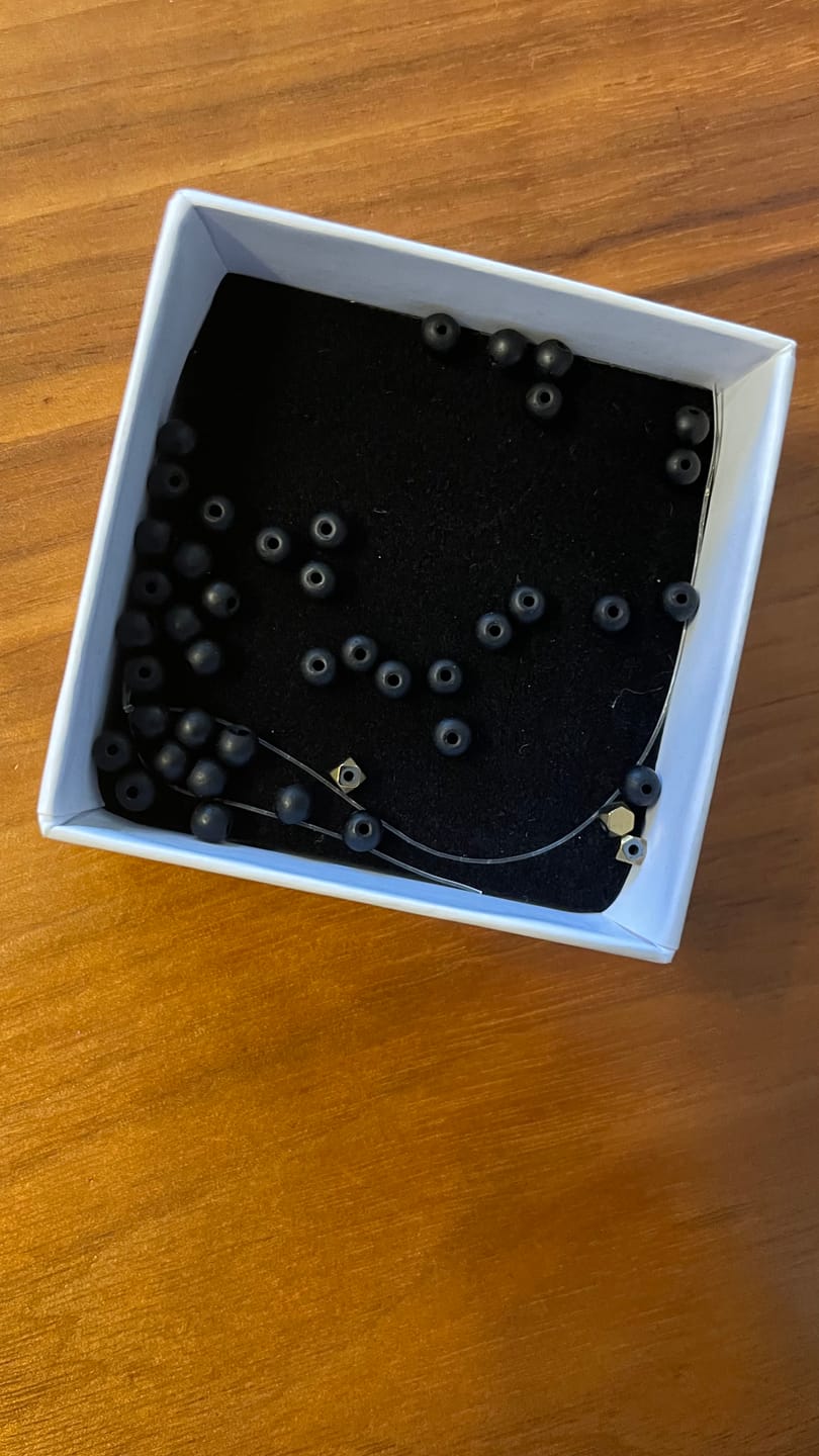 Customer photo review of Obsidian Armband