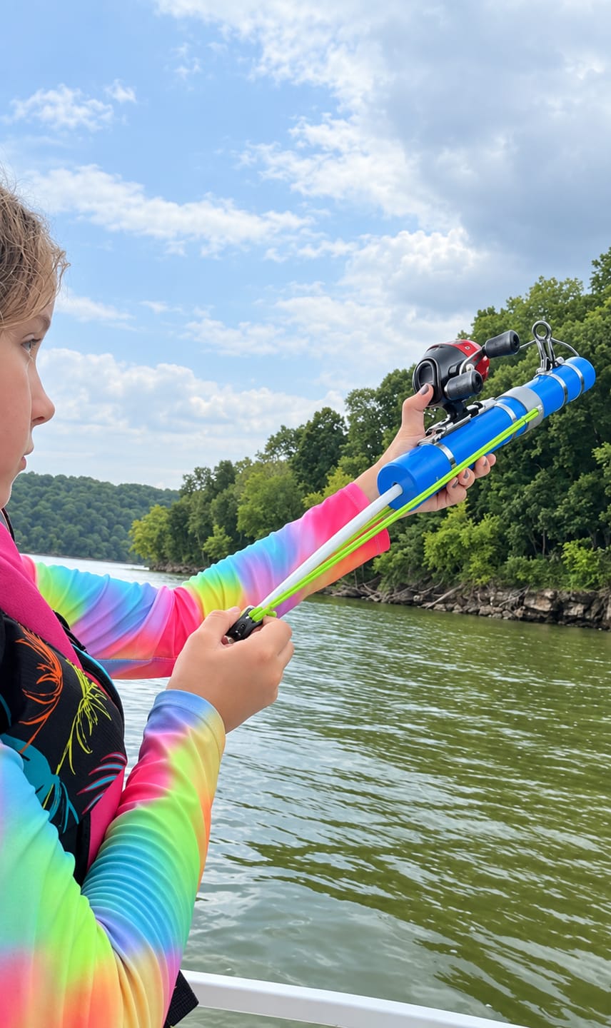 Customer photo review of Catapult fishing rod + reel kit
