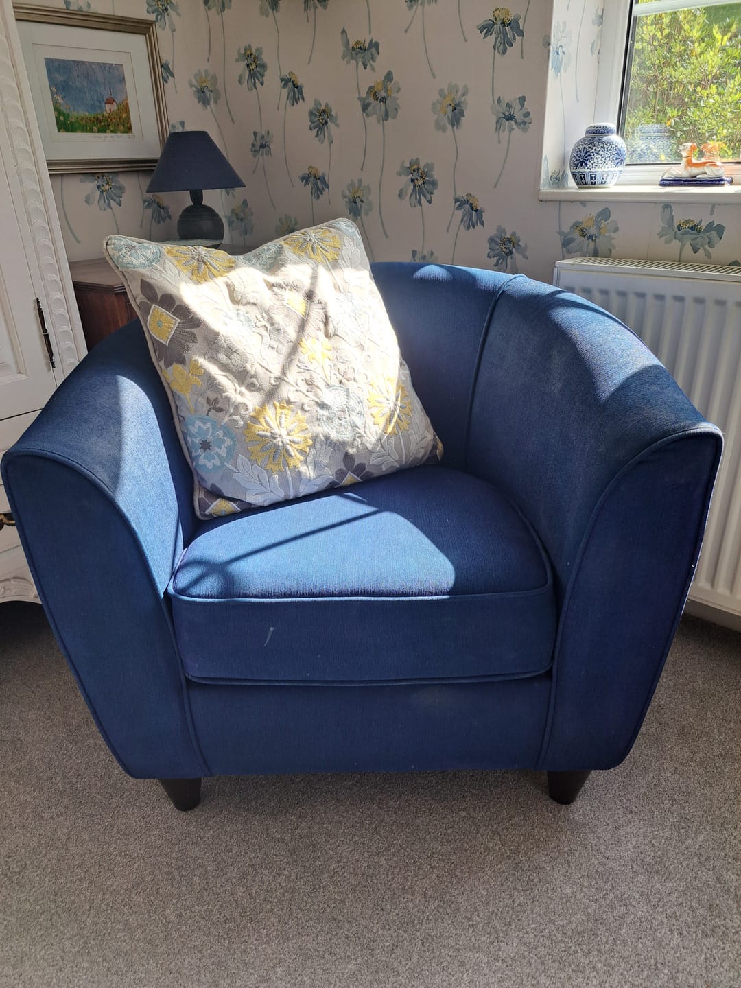 Customer photo review of Fabric Paint -- Blue