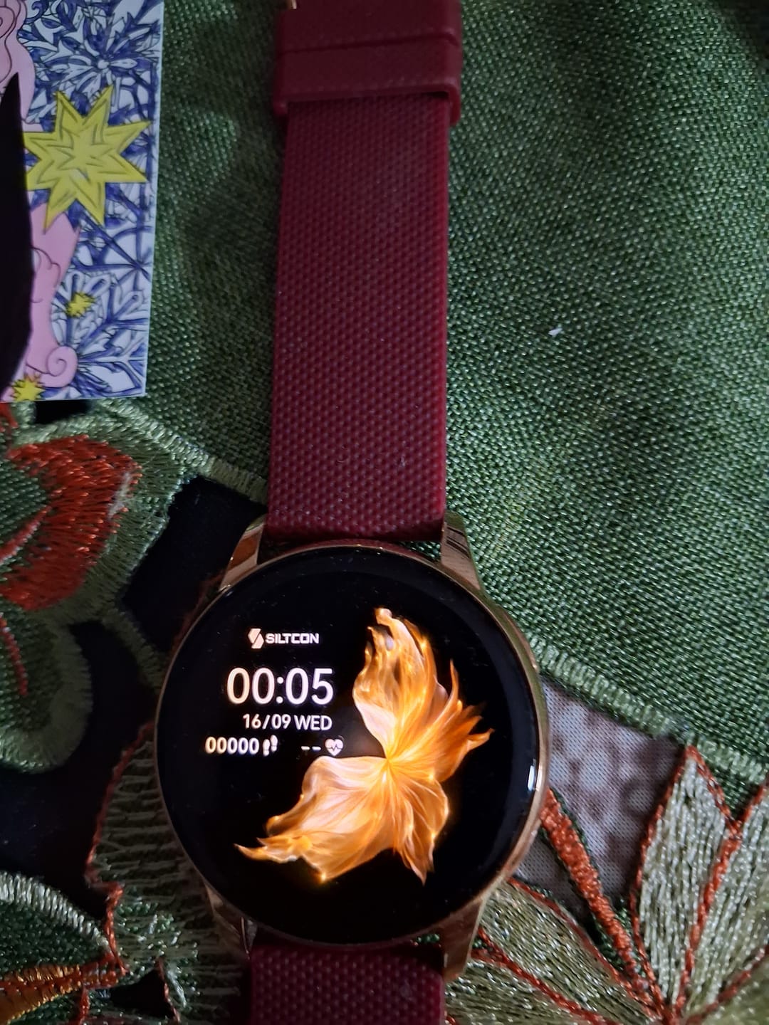 Customer photo review of Siltcon® Auréa Smartwatch Dames Goud