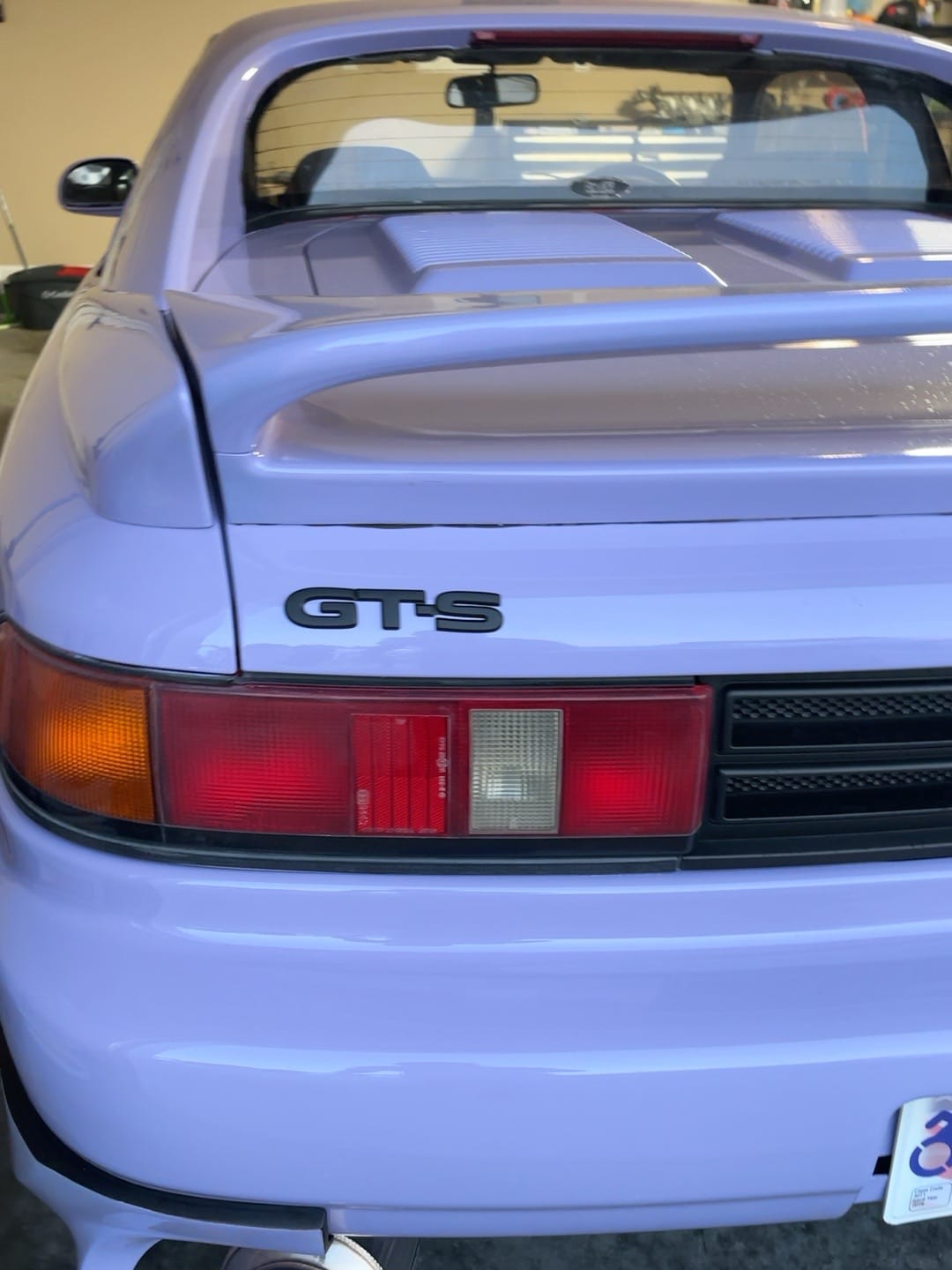 Customer photo review of JDM MR2 1991-1998 SW20 "G, GT, GTS/GT-S" Reproduction Emblem w/ Optional Gold Plating