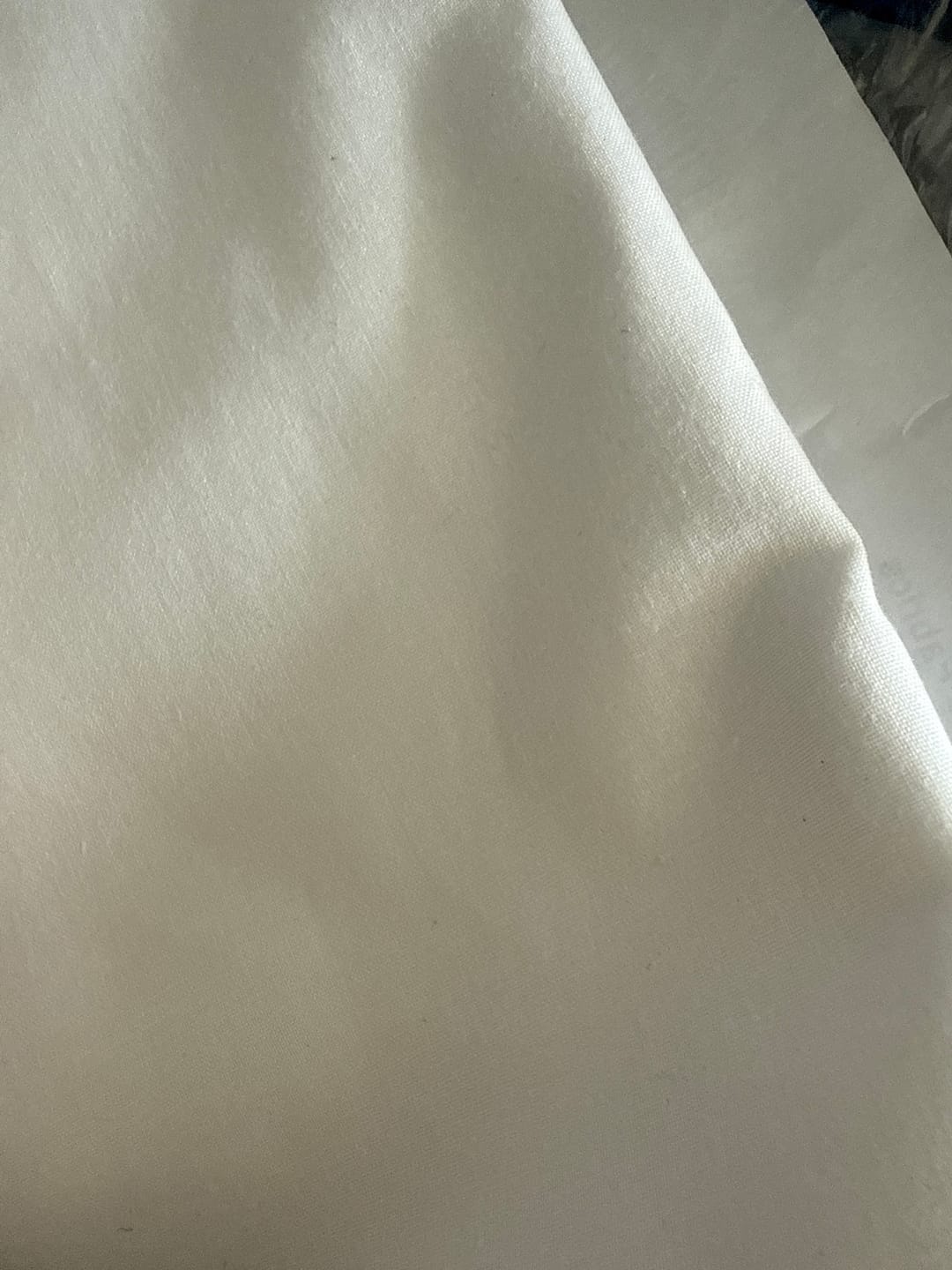 Customer photo review of 94” Polycotton Sheeting Fabric