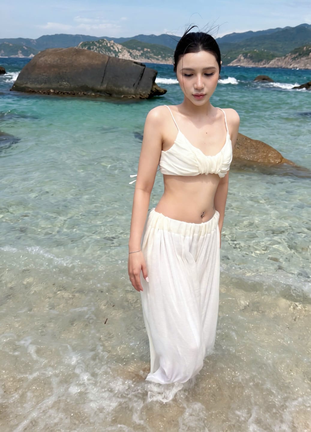Customer photo review of THE PLEATED BRA