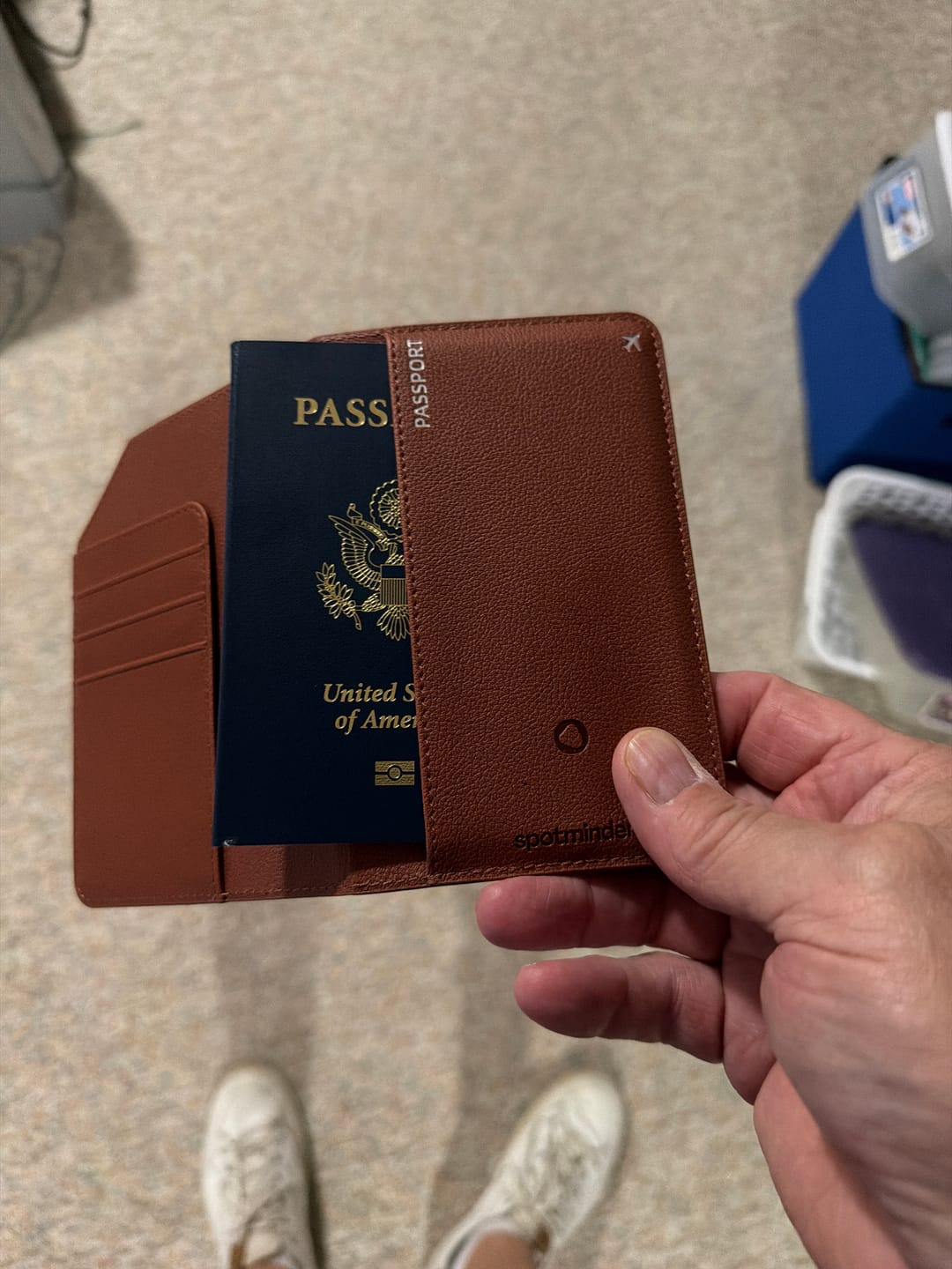 Customer photo review of Passport Holder Air