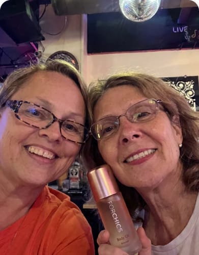 Customer photo review of ForChics Body Oil