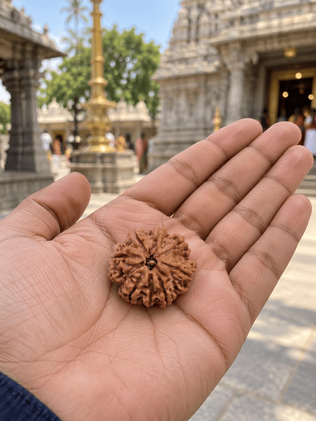 Customer photo review of 8 Mukhi Rudraksha (Nepali)