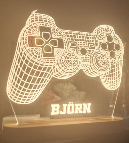 Customer photo review of 3D-Lampe mit Gamecontroller