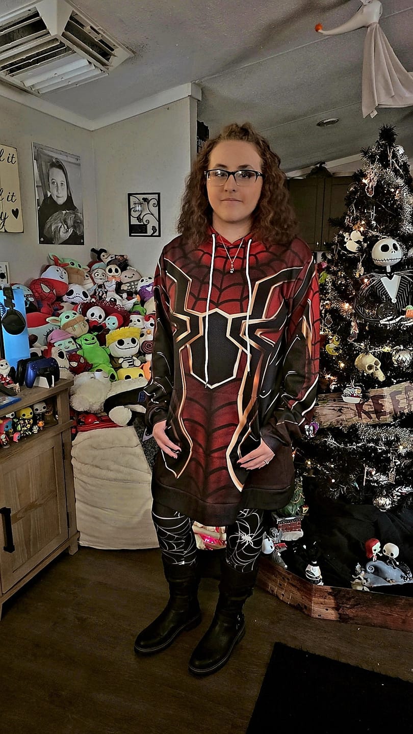Customer photo review of Spiderman Hoodie Dress