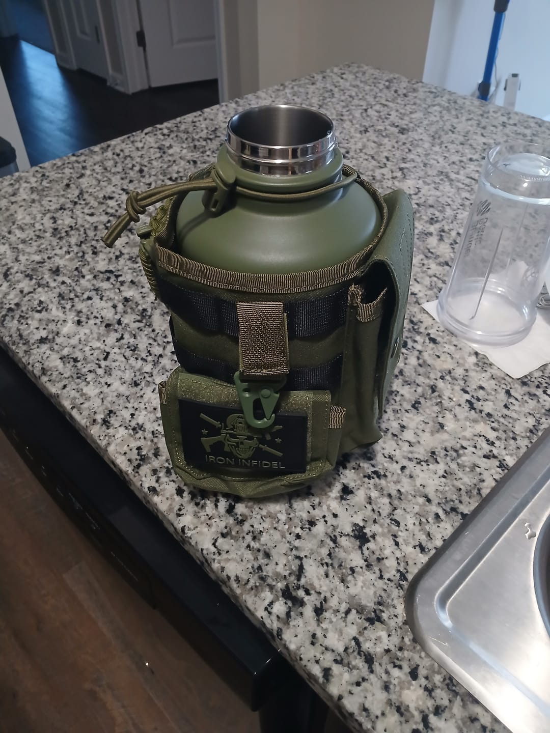 Customer photo review of 64oz Battle Bottle Water Bottles
