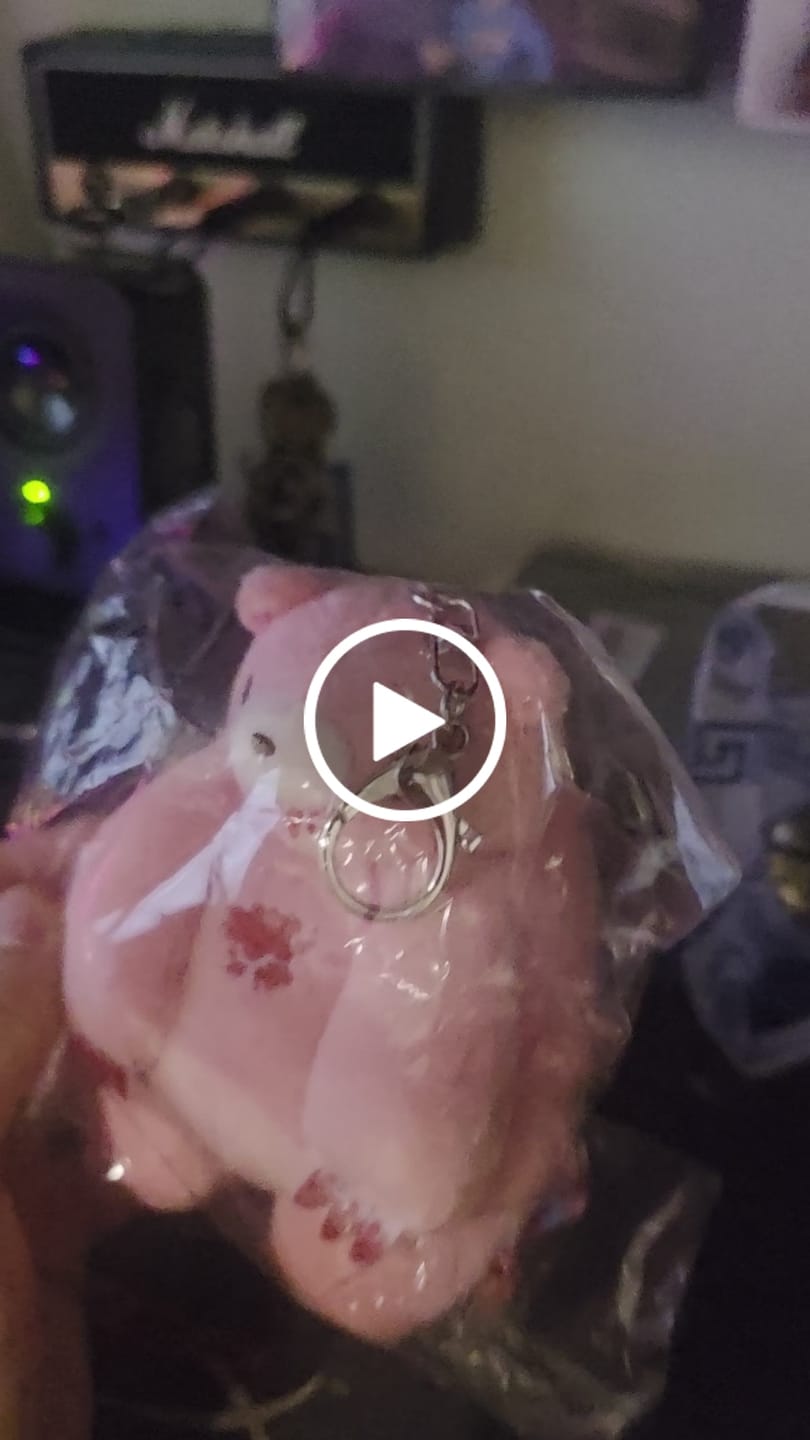 Customer video review of Mini Chubby Key Chain Gloomy [SHIPPING NOW]