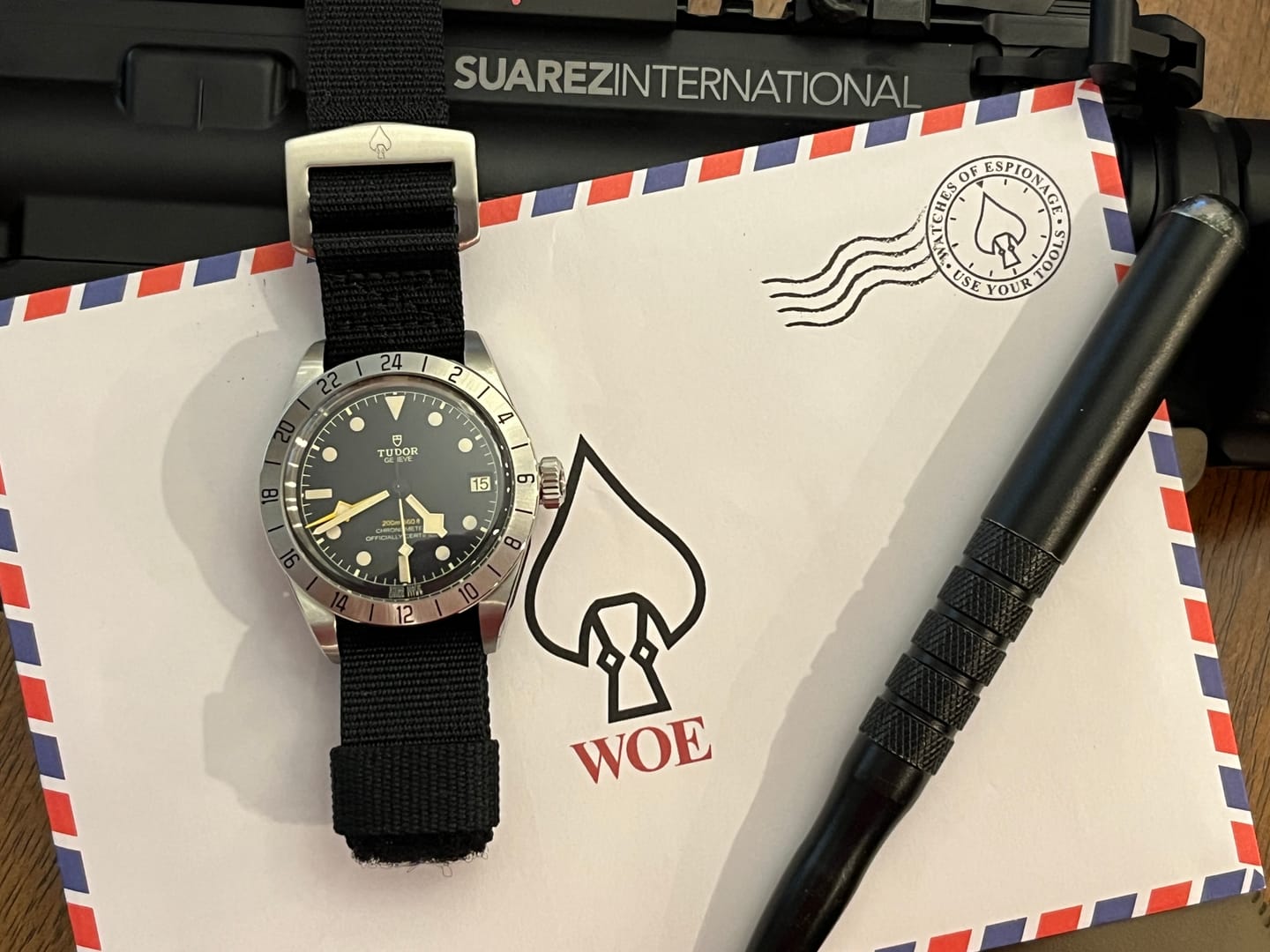 Customer photo review of Glomar Explorer - Hook And Loop Watch Strap
