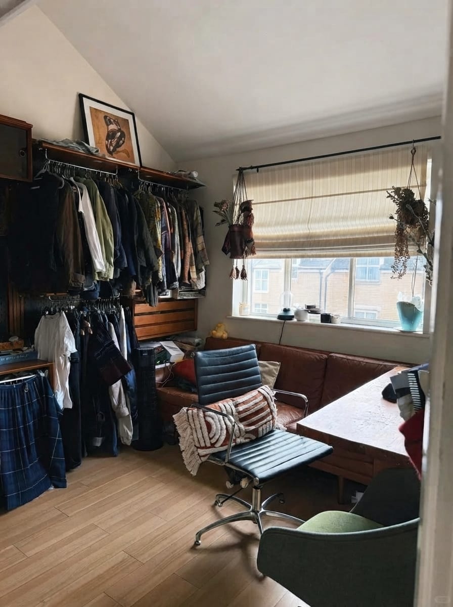 Customer photo review of Darcy Custom Motorized Roman Shades