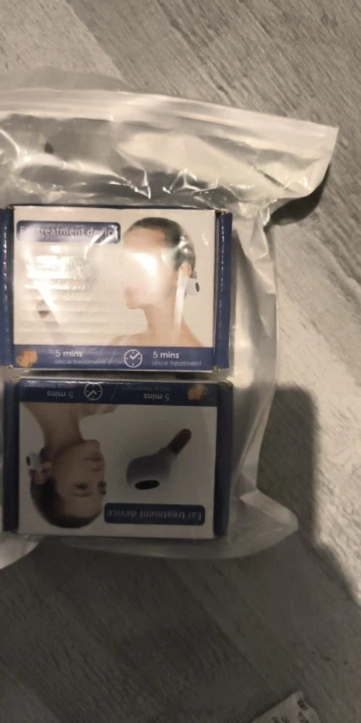 Customer photo review of Dispositivo de Terapia de Luz Roja para el Bienestar Auditivo — Velsen
