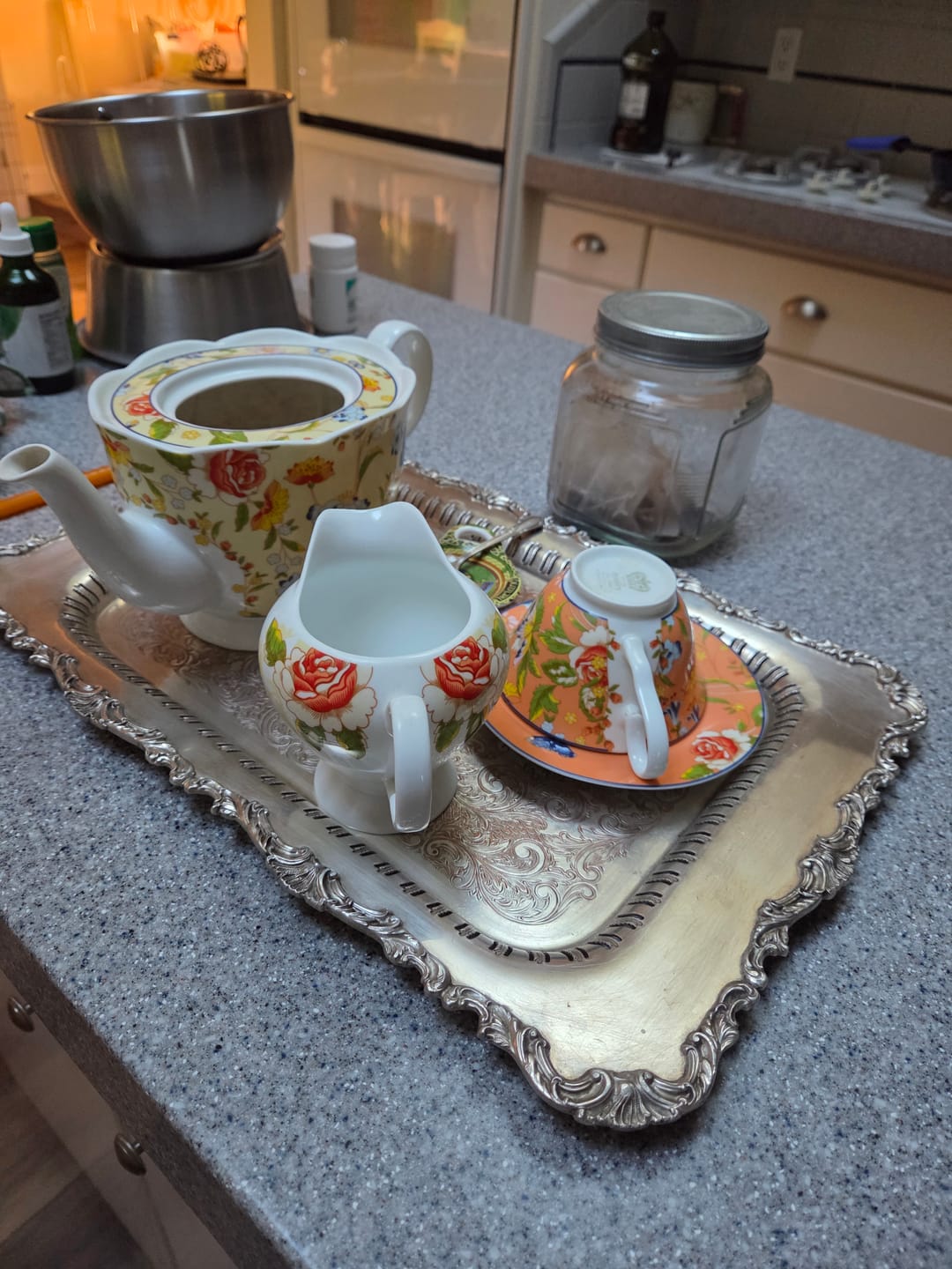 Customer photo review of Aynsley Cottage Garden Windsor Tea Cup & Saucer Set