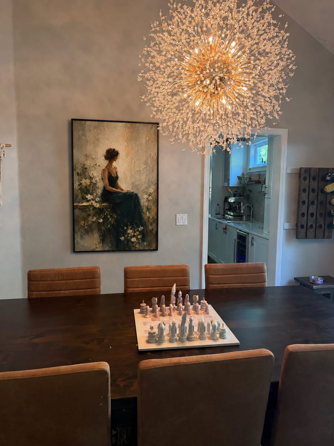 Customer photo review of Vintage Woman Wall Art | Emerald Reverie