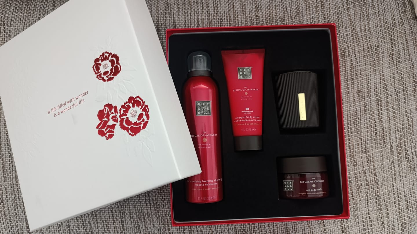 Customer photo review of The Rituals of Ayurveda Medium Gift Set