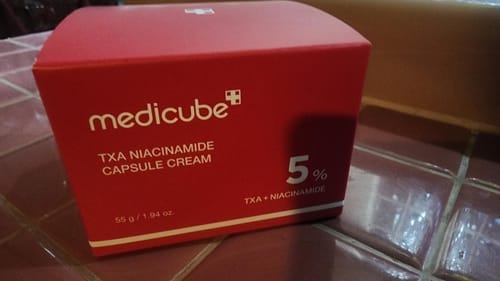 Customer photo review of TXA Niacinamide Capsule Cream