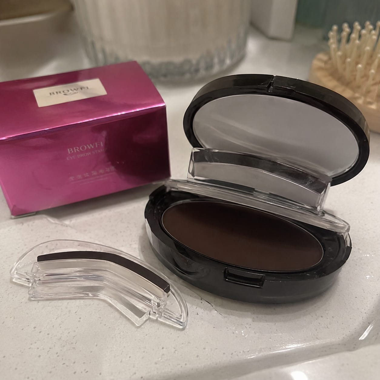 Customer photo review of Sello de Cejas | Belleza en 5 Segundos