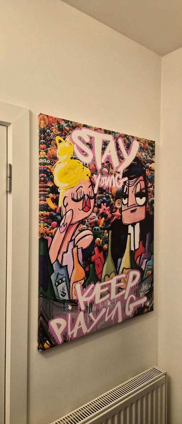 Customer photo review of Stay young, keep playing