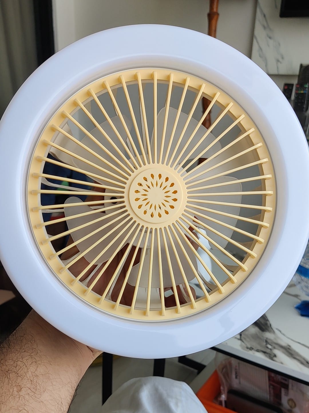 Customer photo review of 3-in-1 Ceiling Fan Light with Air Filter & Remote