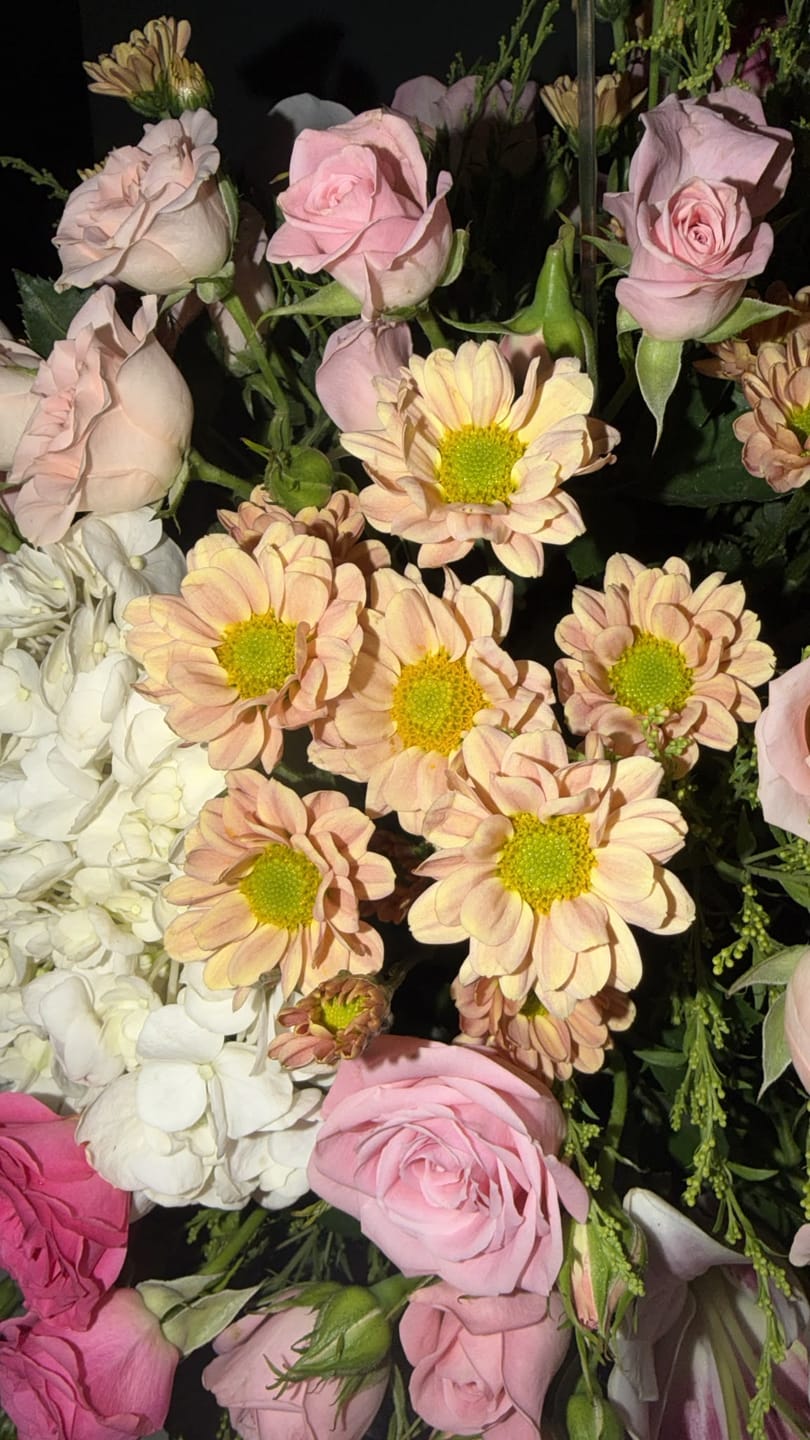 Customer photo review of Luxury Mixed Flower Vase Arrangement