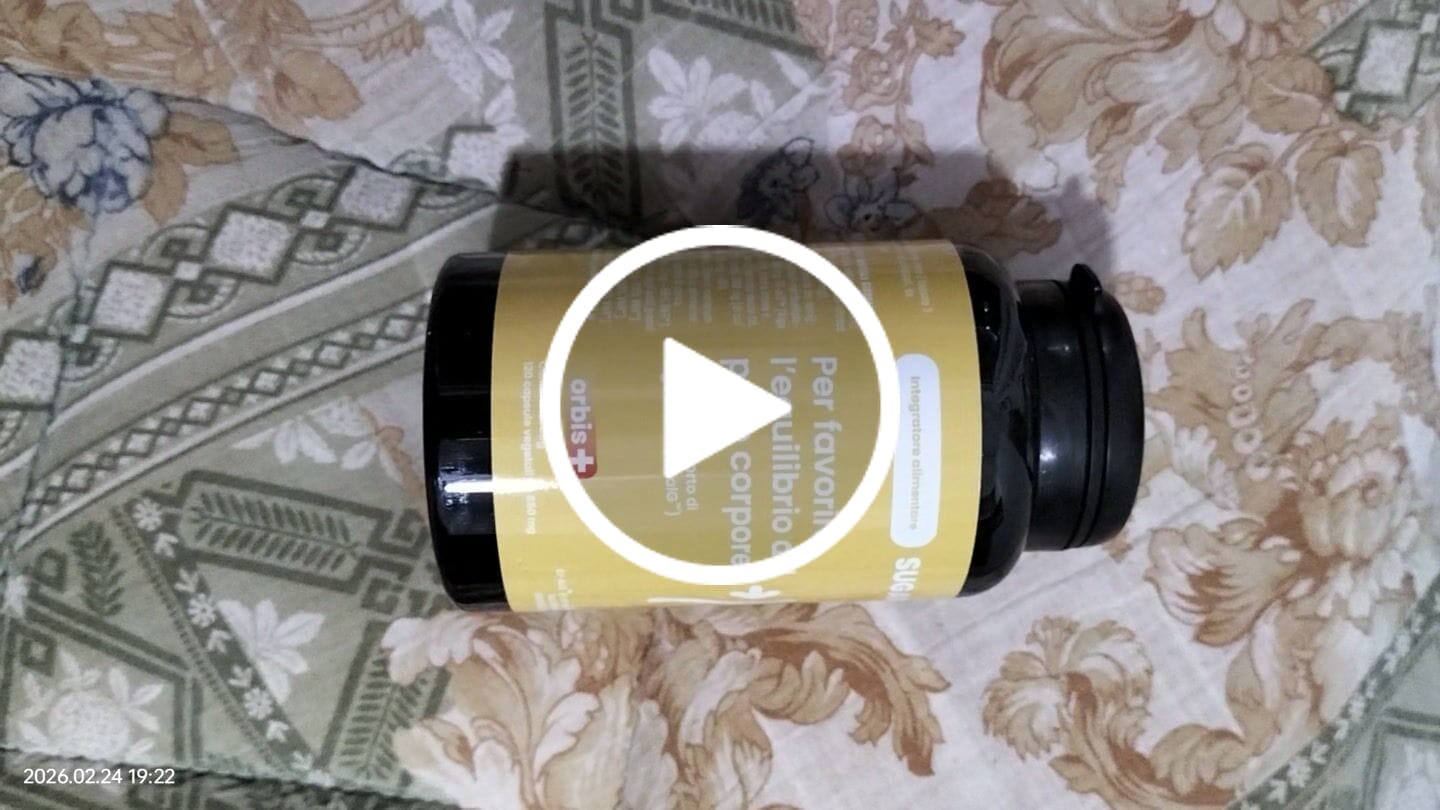 Customer video review of SUGAR DETOX - Integratore per l'Equilibrio del Peso Corporeo (120 cps) - "Riduci le voglie di zucchero e riprendi il controllo."