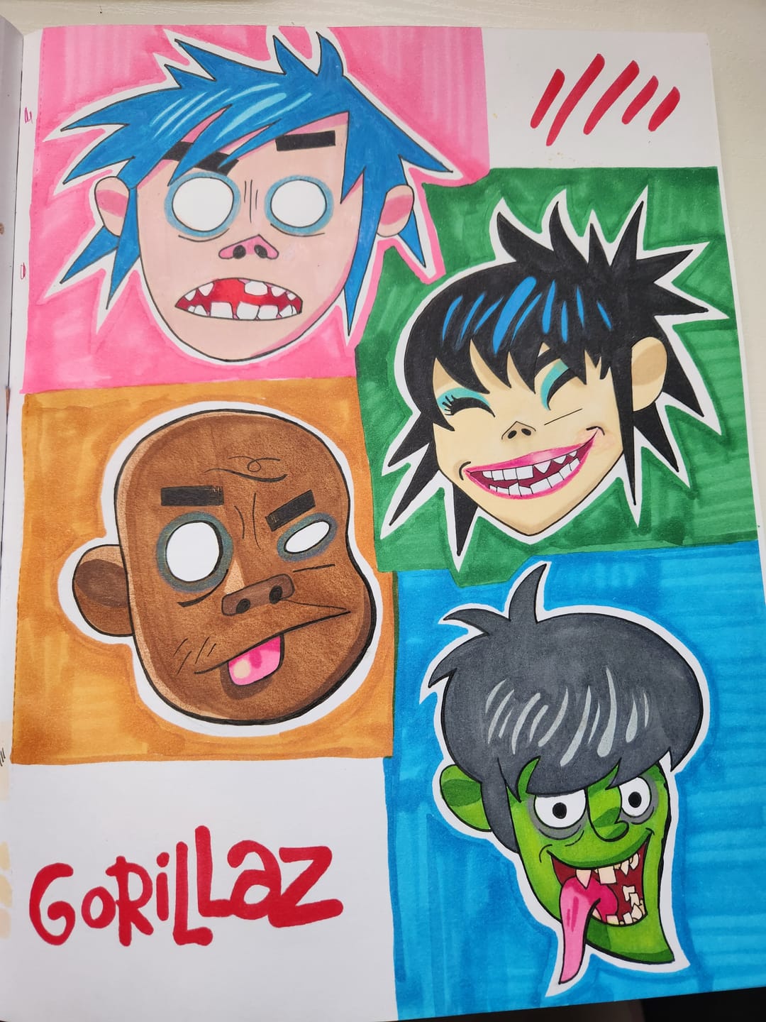 Customer photo review of Ohuhu Kaala Dual Tips Alcohol Art Markers- 60 Colors Illustrations