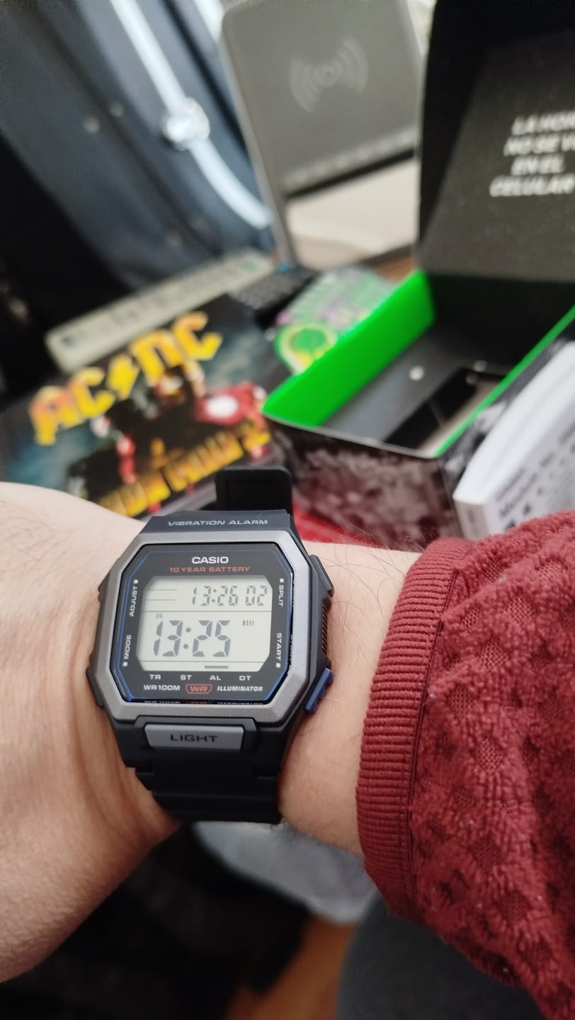 Customer photo review of Reloj Casio Vintage Vibration Alarm W-738H-1AV 10 Años de Batería