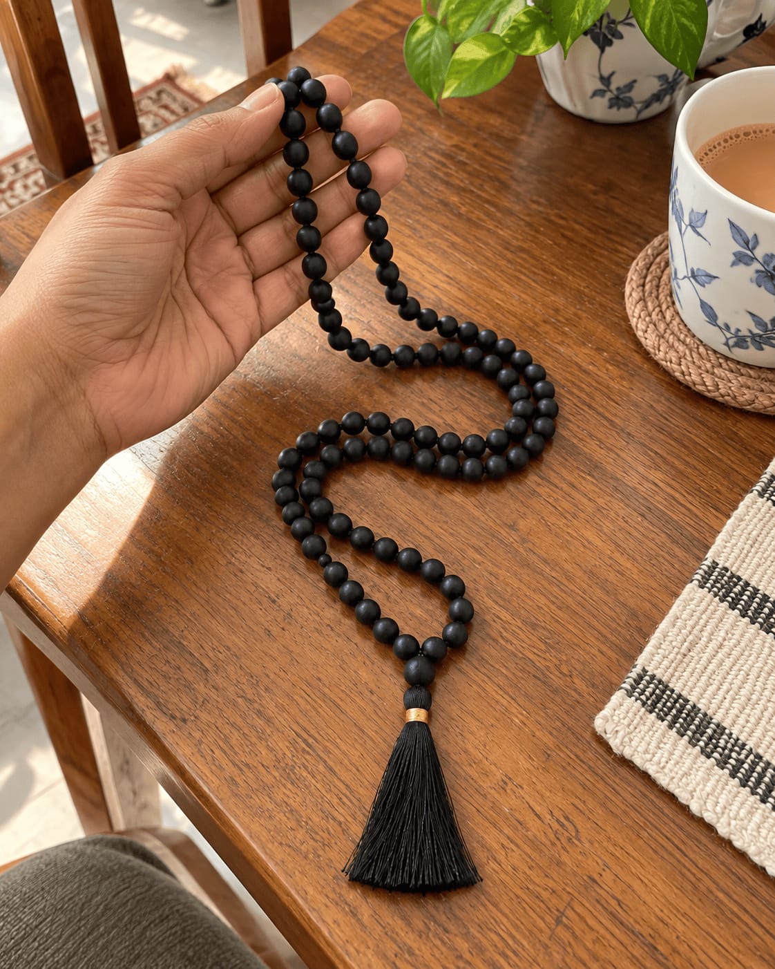 Customer photo review of Karungali Mala