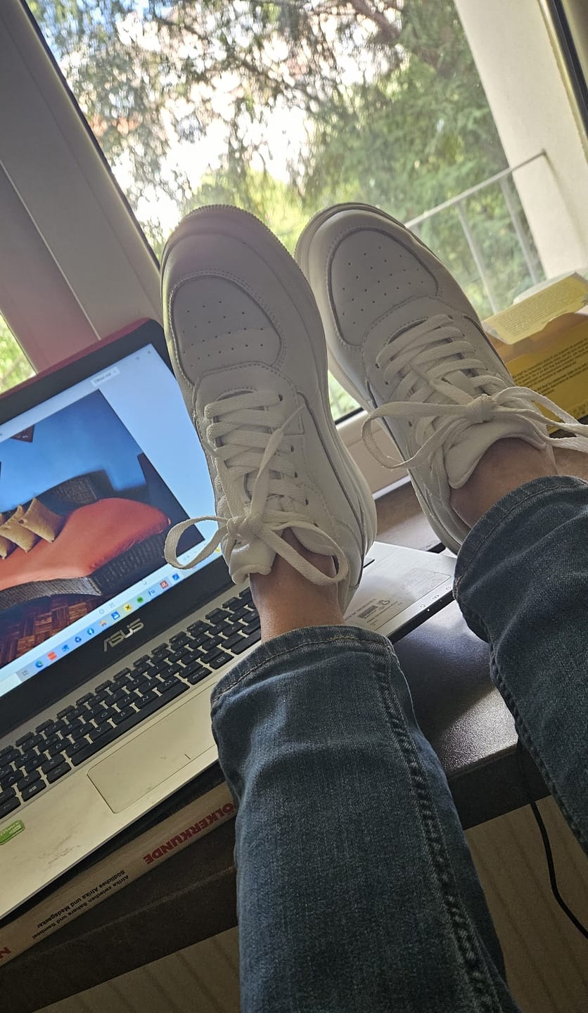 Customer photo review of ELEVATESHOES WHITE CLASSY