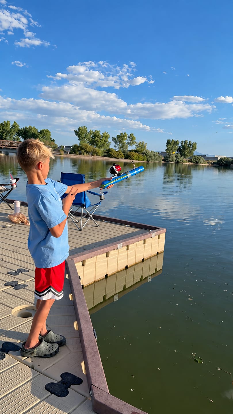 Customer photo review of Catapult fishing rod + reel kit