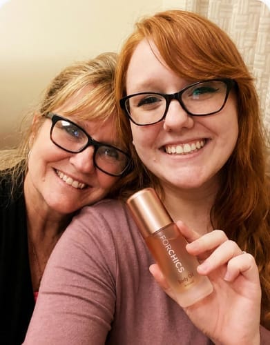 Customer photo review of ForChics Body Oil