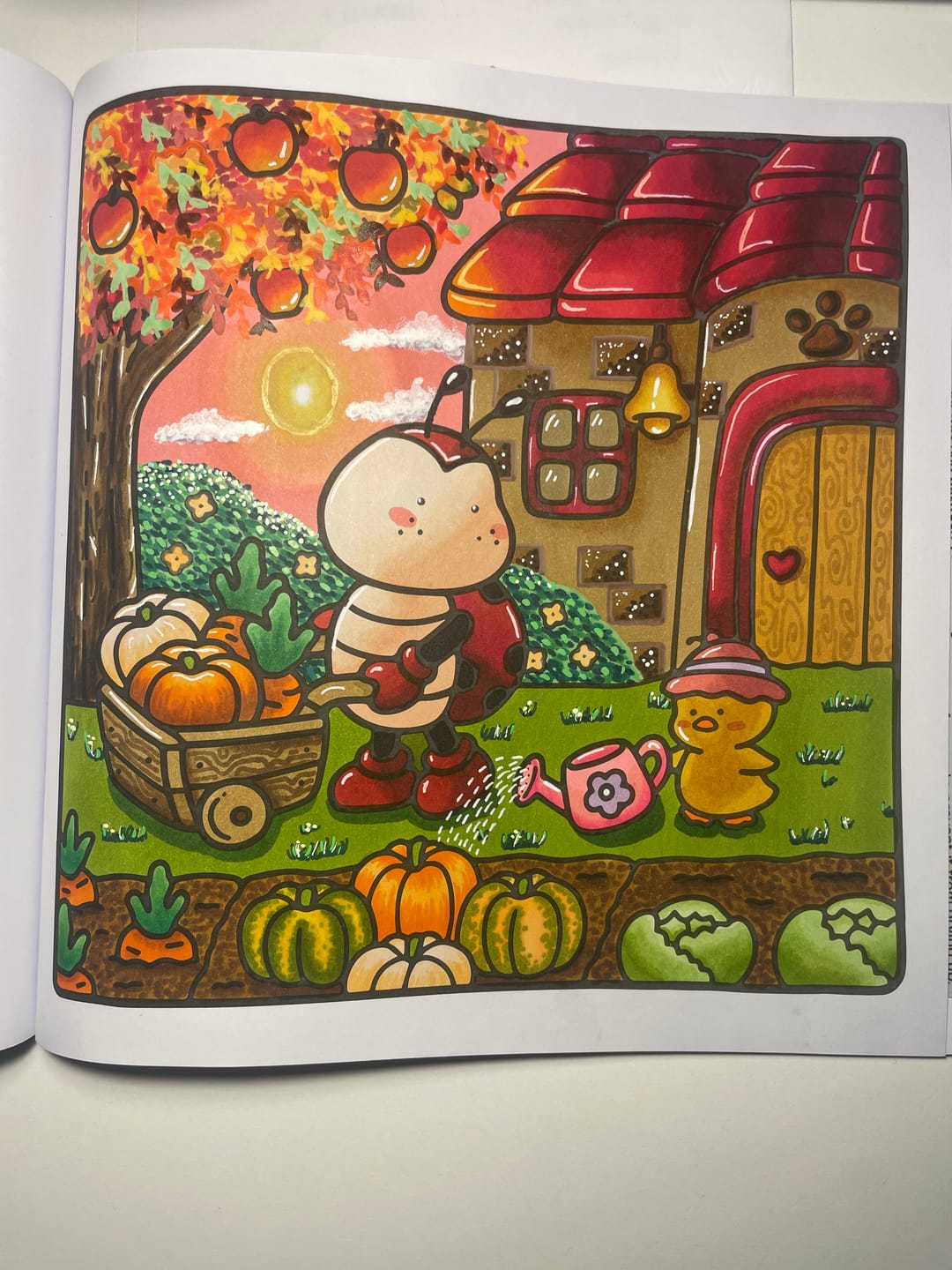 Customer photo review of Ohuhu Honolulu 120 Colors Dual Tips Alcohol Art Markers (New Color Codes)