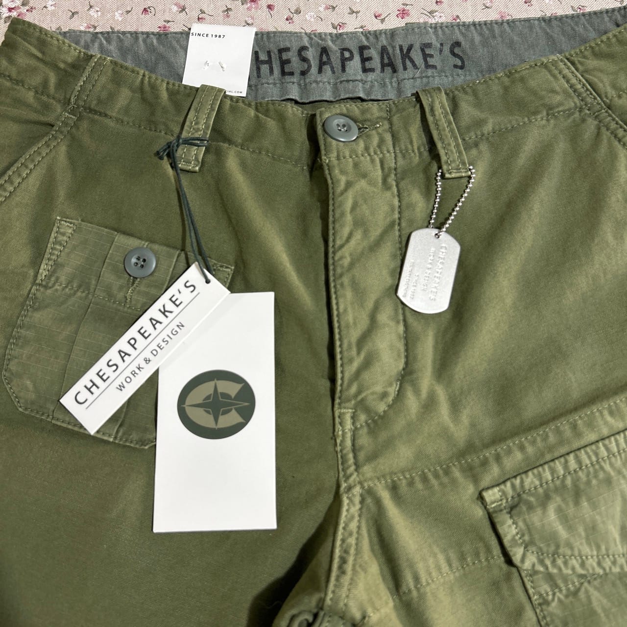 Customer photo review of Deck Short Harbour Military Green