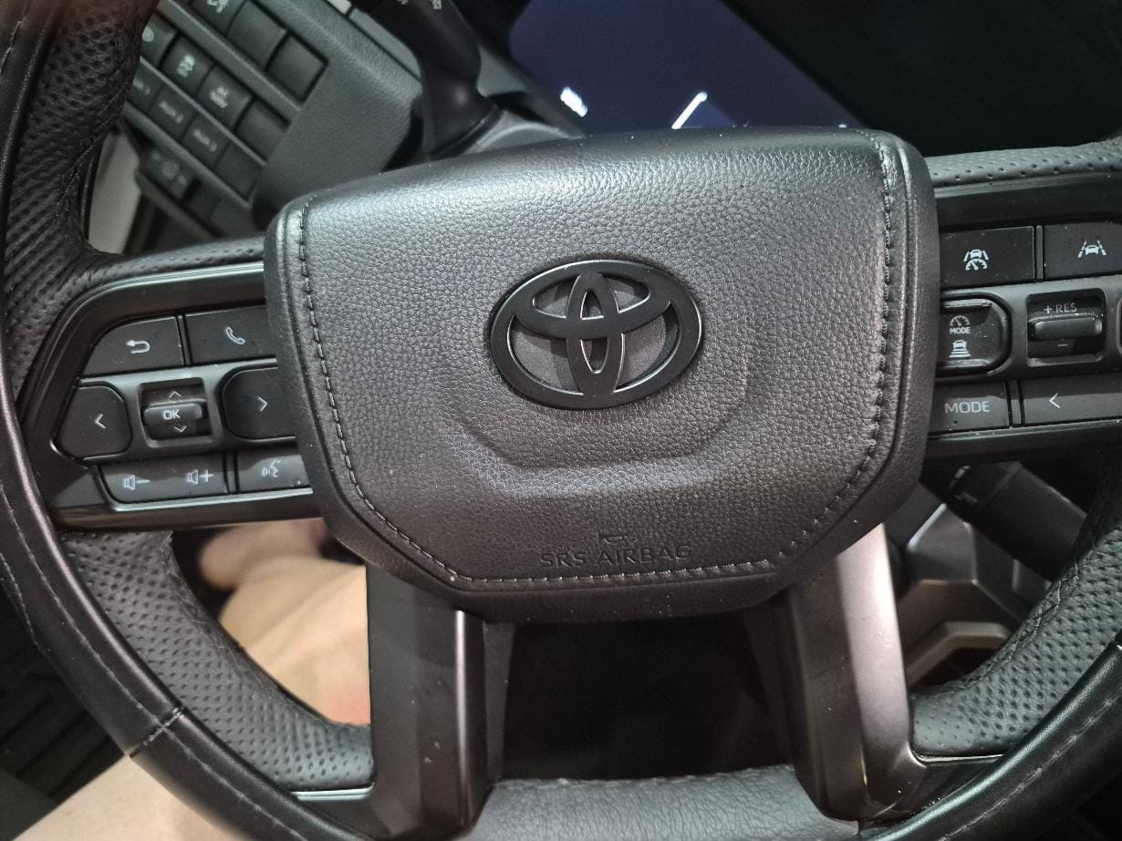 Customer photo review of NEW Gen Steering Wheel Emblem