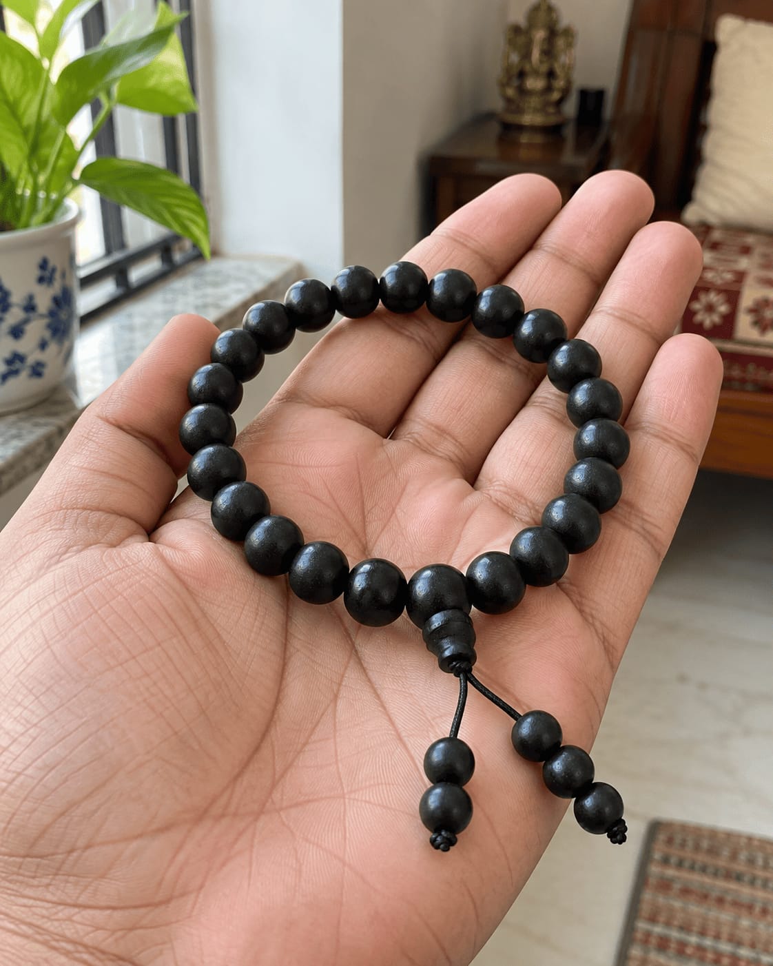 Customer photo review of Natural Karungali Bracelet