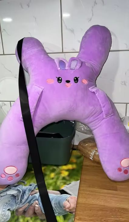 Customer photo review of Cojín Cervical de Viaje para niños