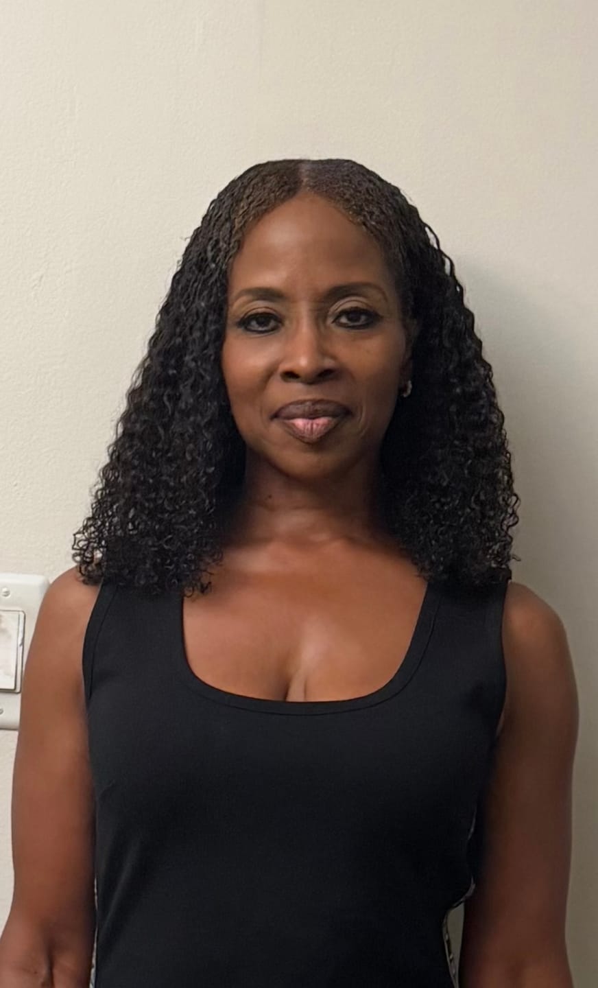 Customer photo review of Ywigs Burmese Water Curly Human Crochet Hair