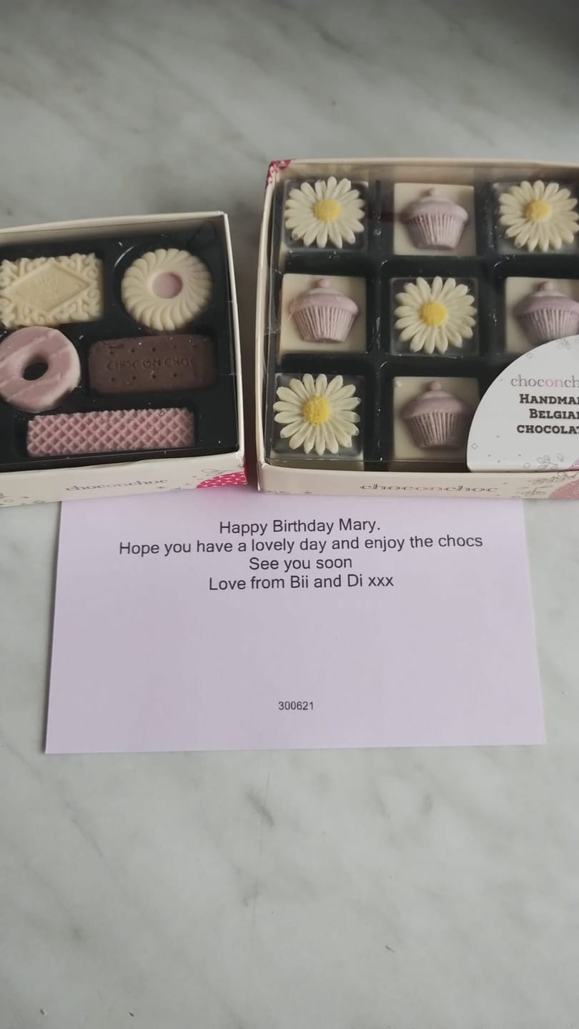 Customer photo review of Mini Chocolate Biscuits