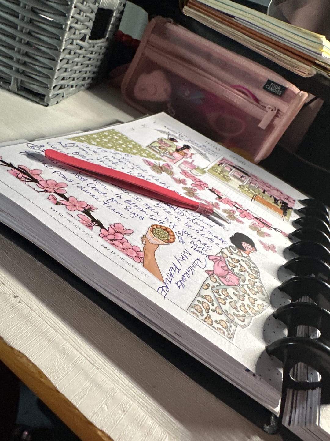 Customer photo review of Timeless Pages Pre-Cut Japanese Washi Tape [3.O]
