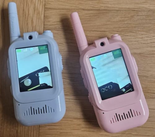 Customer photo review of Walkie Talkie con cámara sin internet
