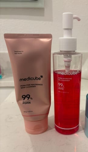 Customer photo review of PDRN Pink Whip Cleanser