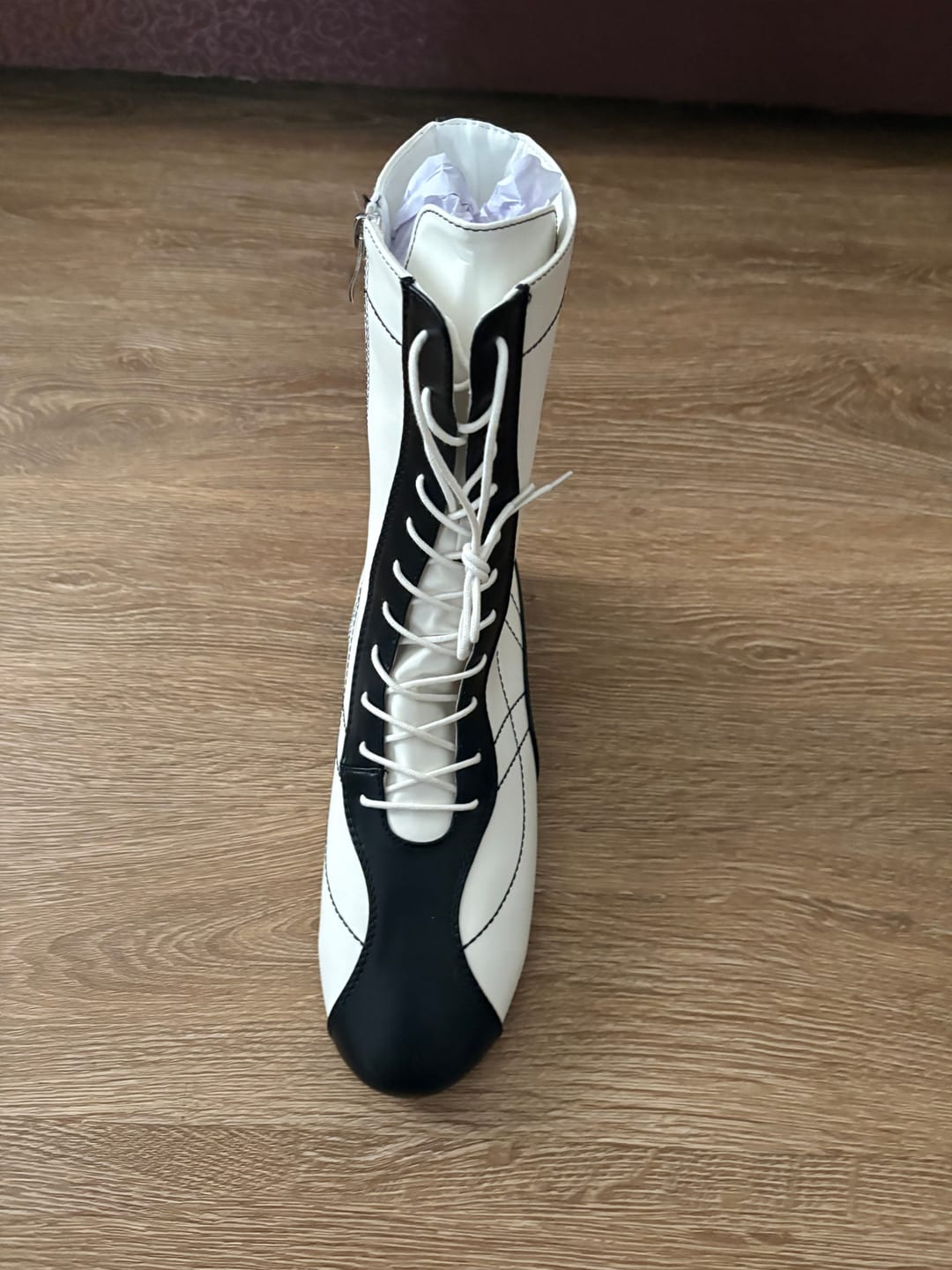 Customer photo review of PASSER-BLACK LACE-UP BOXING BOOT