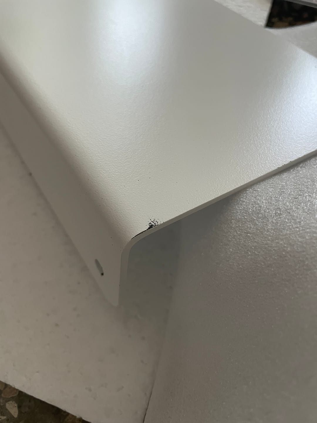 Customer photo review of Modern Metal Floating Shelves