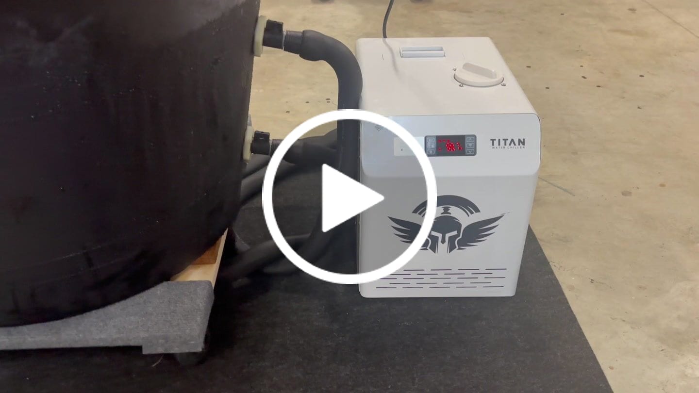 Customer video review of All-in-one 1/3 HP Universal Cold Plunge Chiller Gen V