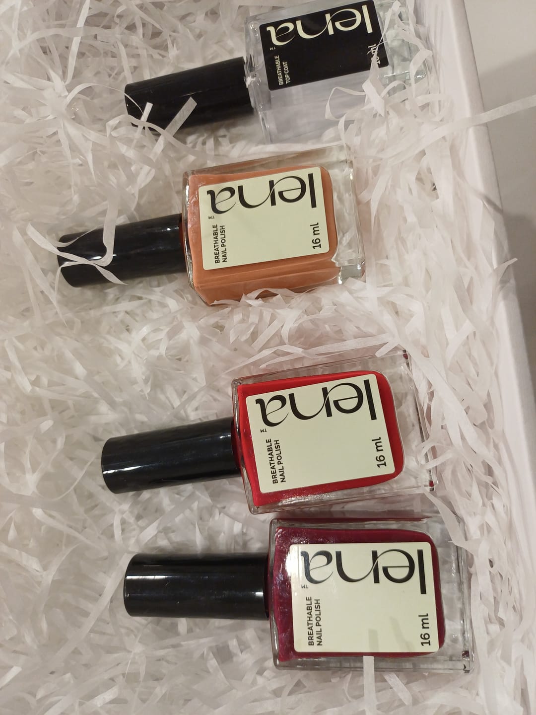 Customer photo review of LENA Breathable Nail Polish - Mehndi Meant To Be - LE278