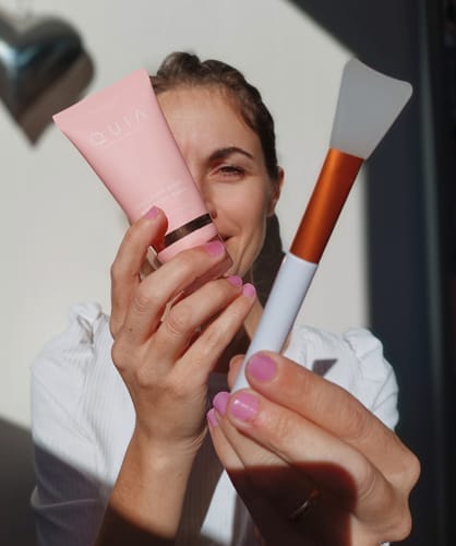 Customer photo review of Korean Collagen Night Wrapping Mask