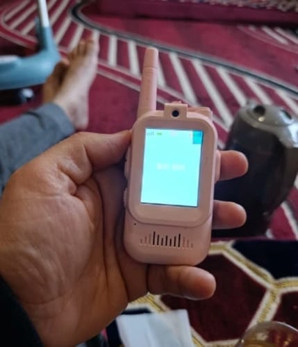 Customer photo review of Walkie Talkie con cámara sin internet