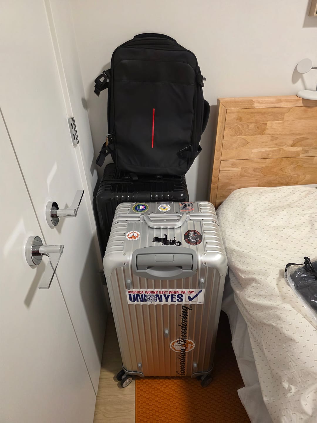 Customer photo review of VACUUM COMPRESSION BACKPACK