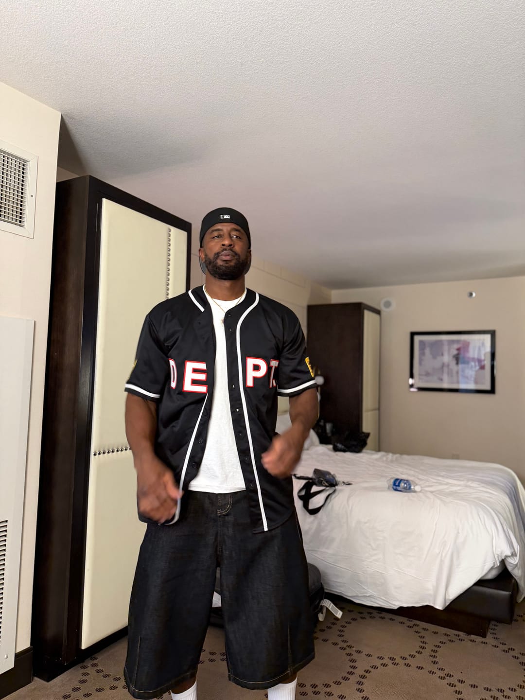 Customer photo review of Aelfric Eden Detachable Kerchief Baggy Longline Jorts